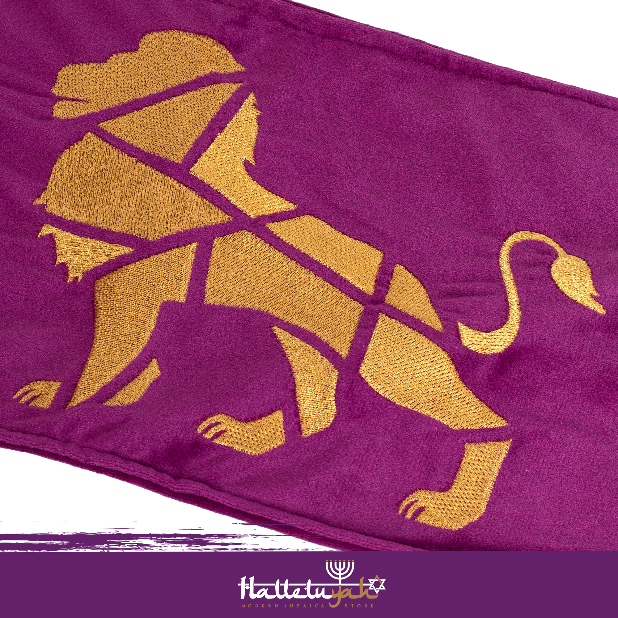 Kudu Purple Velvet Bag For Kudu Shofar