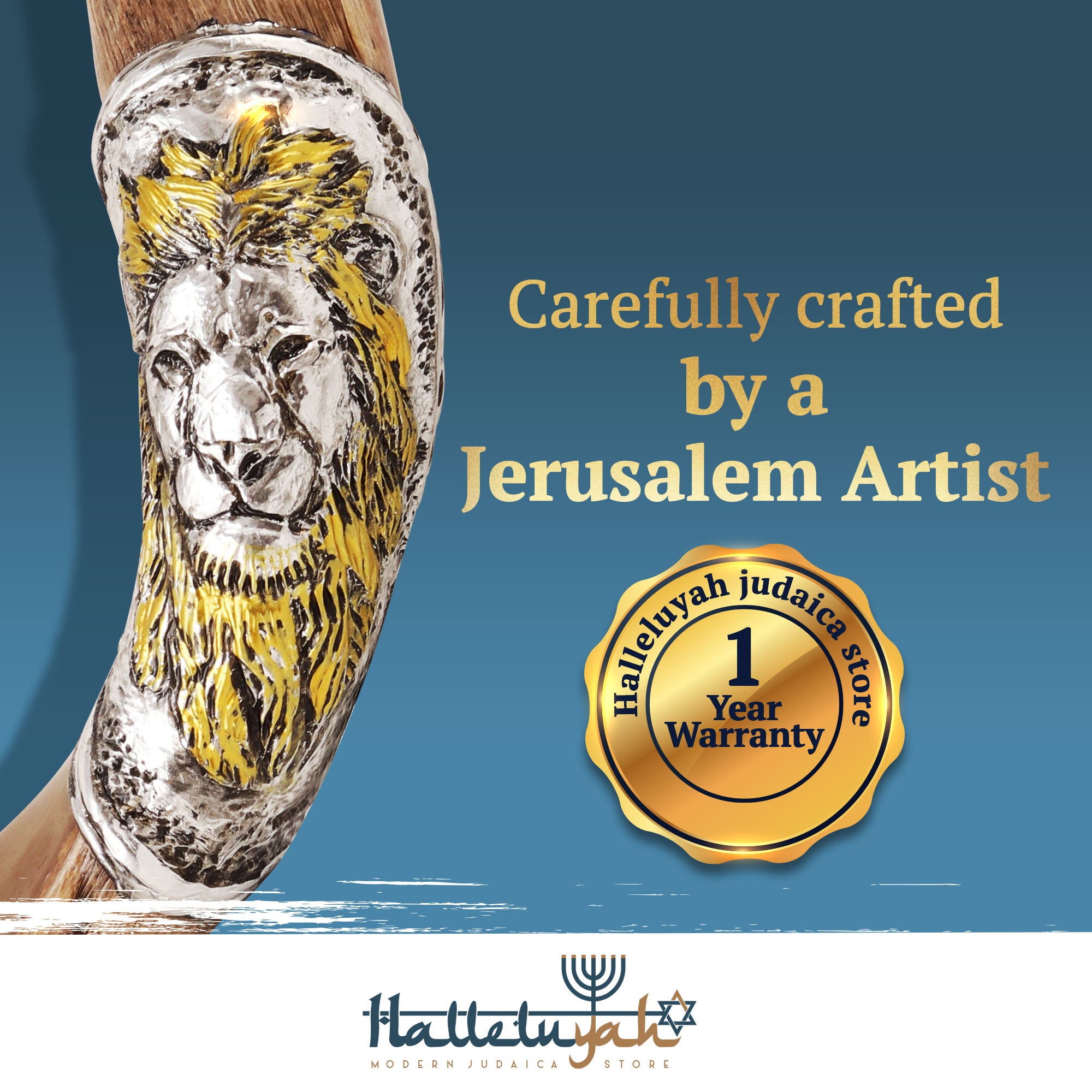 Kudu Decorated - Lion of Judah - halleluyah